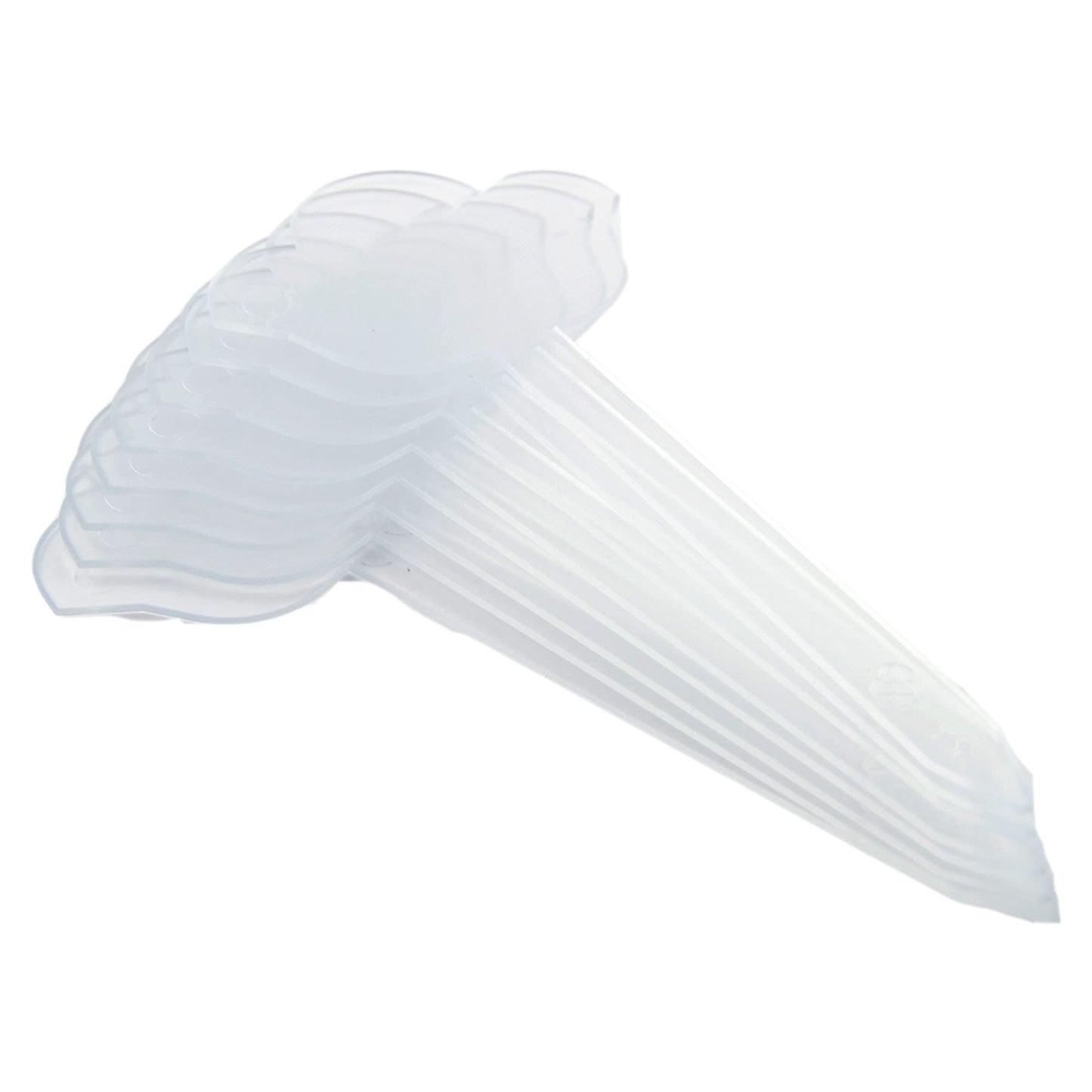 Lot de 10 marqueurs de saveurs en forme de fleur pour comptoir de glaces, pâtisserie, épicerie fine, rigides et réutilisables