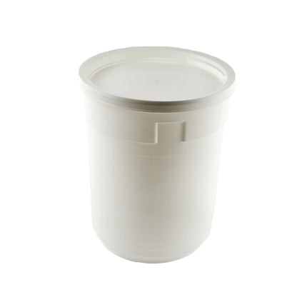 Lot de 10 récipients cylindriques pour glaces avec puits et couvercle