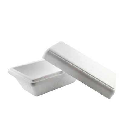 60 uds. Tarrinas térmicas de poliestireno para helado + tapa para llevar