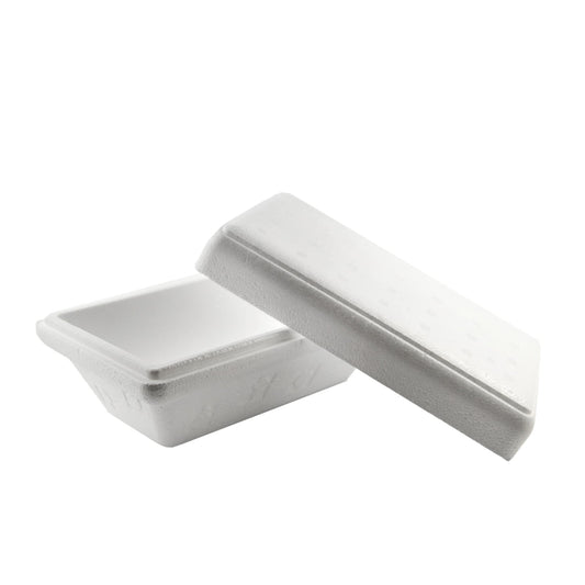 Pz 60 vaschette termiche per gelato in polistirolo + coperchio per asporto