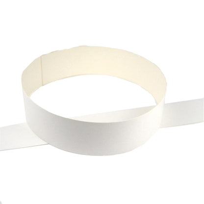 50 tiras de papel blanco para comida para llevar como tartas y pasteles para pastelerías