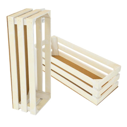 Pz 1 cassetta vino in legno naturale per regalo confezione natale regalo cesto natalizio