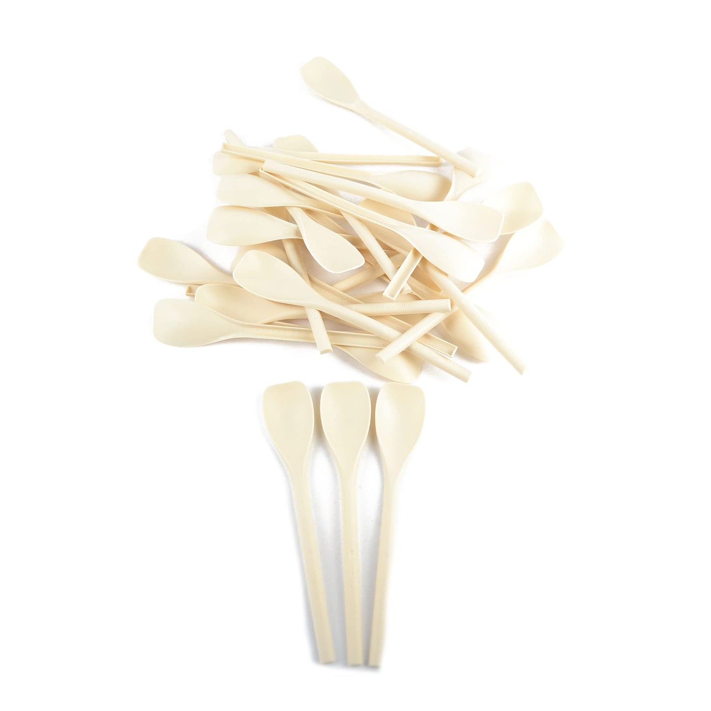 300 cucharas compostables cm 13,8 cuchara