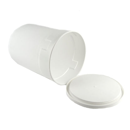 Lot de 10 récipients cylindriques pour glaces avec puits et couvercle