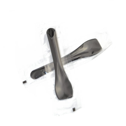 500 espátulas negras envueltas individualmente, longitud 9,5 cm