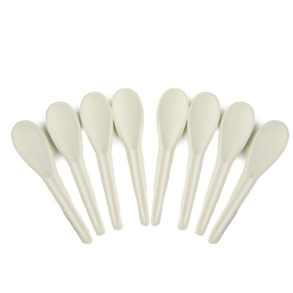 Pz 240 cucchiaini in carta 12,5 cm  bianchi per gelato e yogurt
