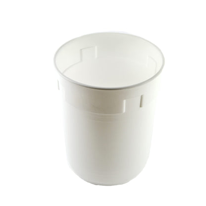 Lot de 10 récipients cylindriques pour glaces avec puits et couvercle