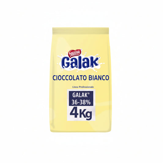 KG 4 Galak professionale cubetti di cioccolato bianco