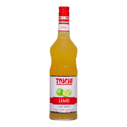 GR 1320 SCIROPPO AL LIME TOSCHI PER COCKTAIL E GRANITE IN BOTTIGLIA PER GELATERIE PASTICCERIE E BAR