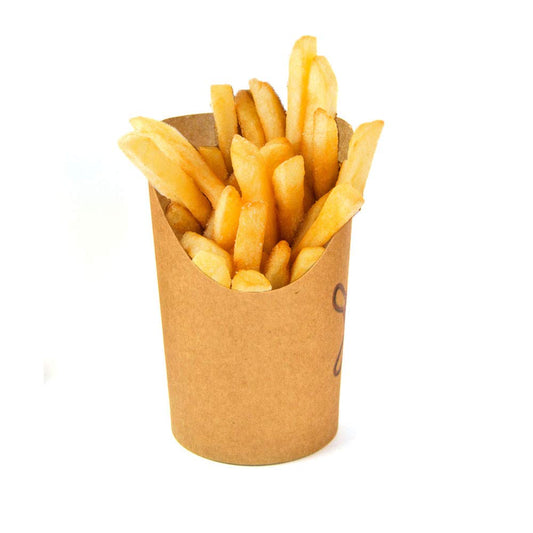 Pz 100 contenitore per alimenti avana asporto fritture miste, patatine, pesce fritto, olive