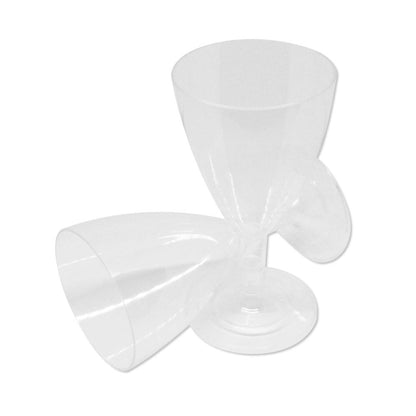 50 verres à vin cc 180 verres à apéritif à base transparente apericena