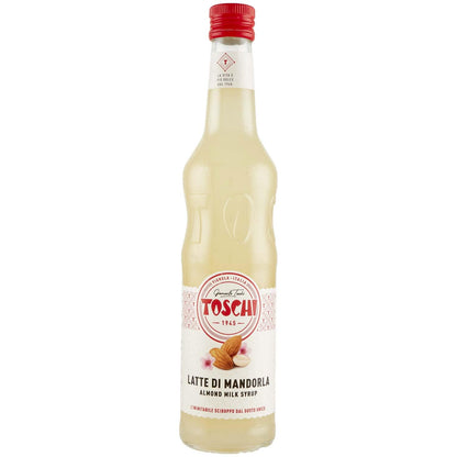 GR 740 SCIROPPO LATTE DI MANDORLA TOSCHI PER GRANITE E COCKTAIL IN BOTTIGLIA PER GELATERIE PASTICCERIE E BAR