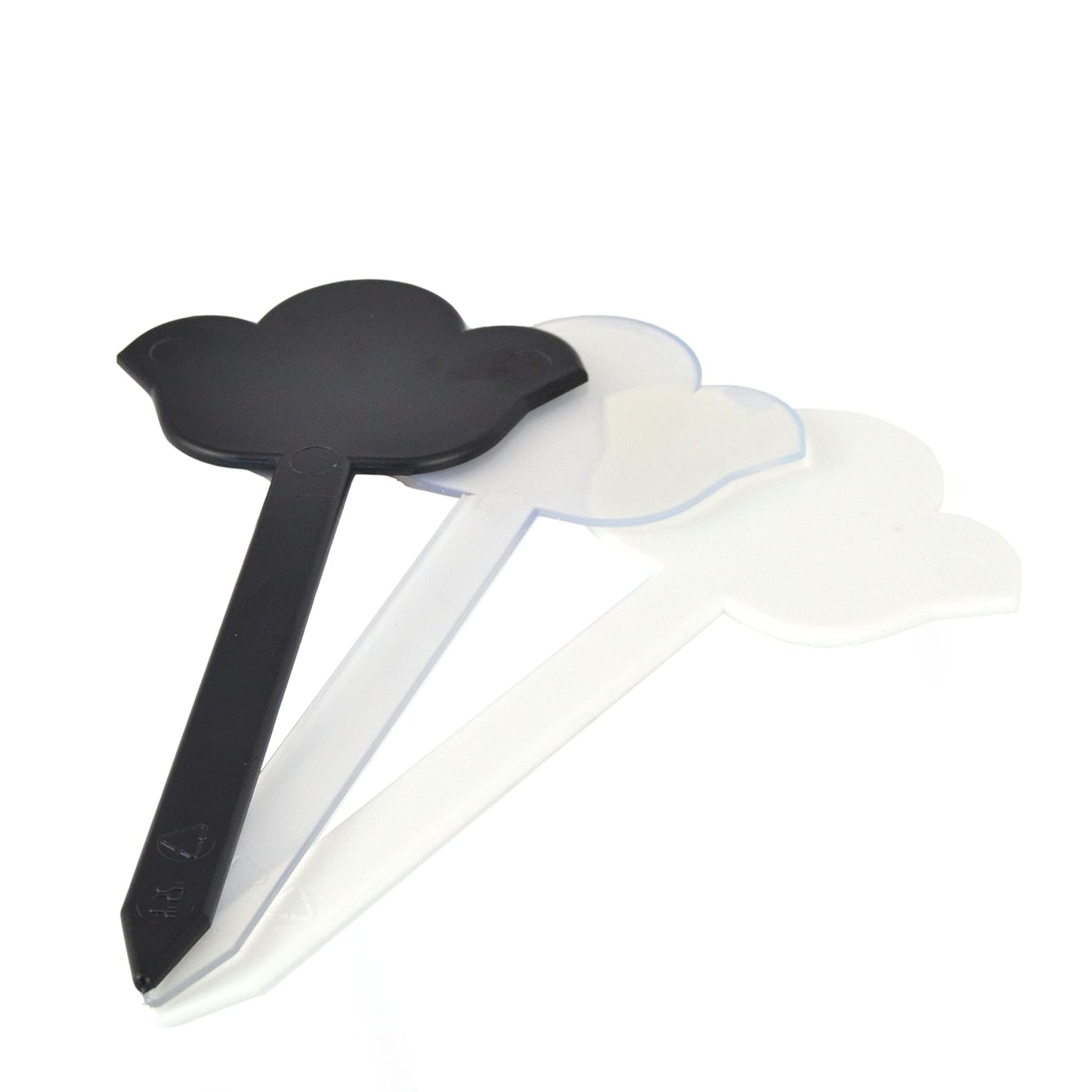 Lot de 10 marqueurs de saveurs en forme de fleur pour comptoir de glaces, pâtisserie, épicerie fine, rigides et réutilisables