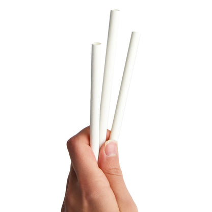 pz 300 cannucce in carta da 20 cm per granita, frappe, smoothie, cocktail e succo di frutta