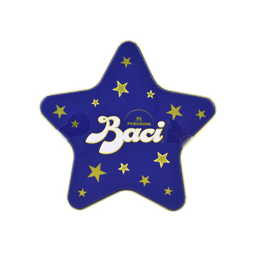 1 latta a forma di stella baci gr 50 contenente cioccolatini perugina baci ideale per regalo