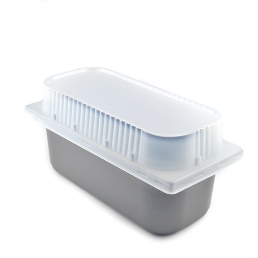 Pz 25 vaschetta LT 5 per gelato ideale per vetrine gelaterie + coperchio alto trasparente