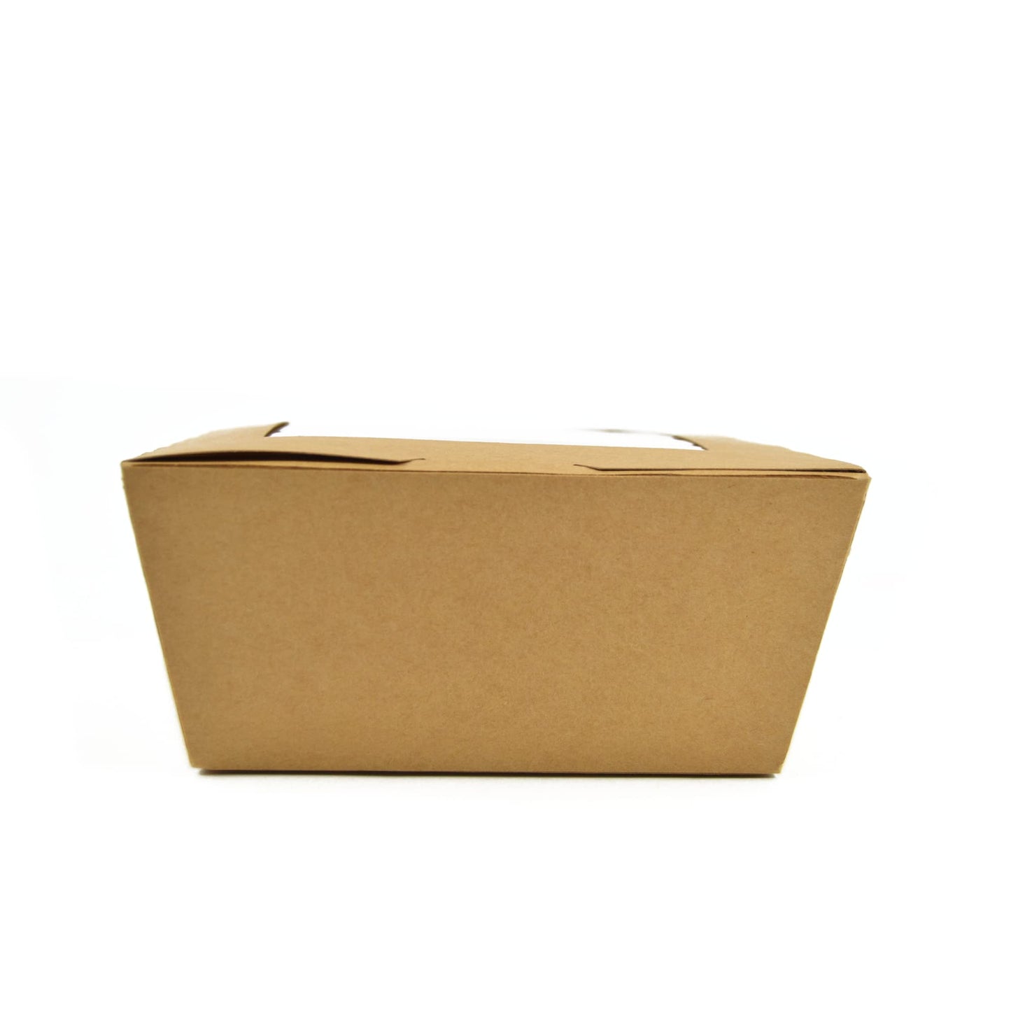 Pz 50 box avana con finestra richiudibile per asporto fritture miste, verdure, riso pollo e pasta o dolci