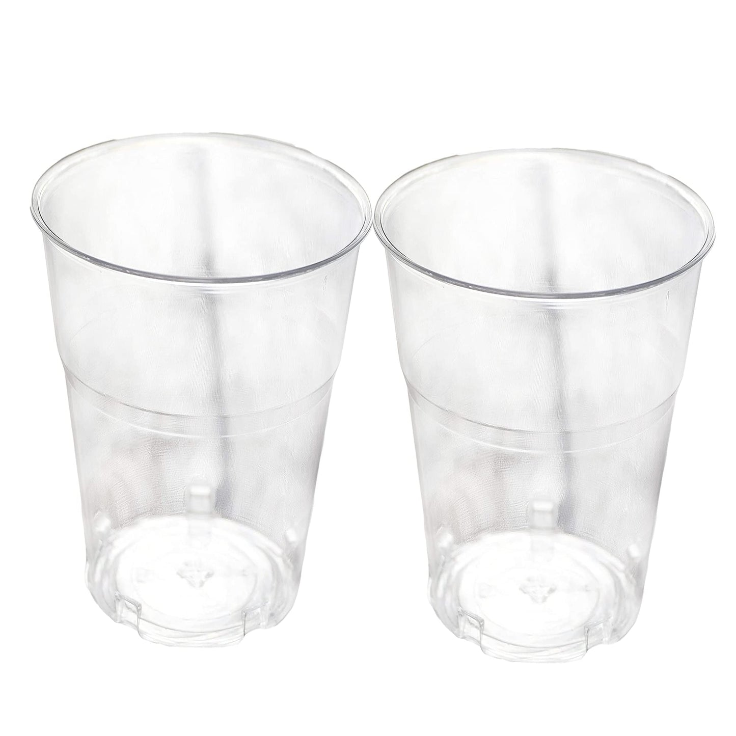 100 vasos de PET transparentes para cócteles, fiestas y celebraciones