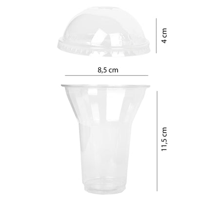 PZ 50 Gobelet FRAPPE cc 330 pour yaourt, glace et salade de fruits avec couvercle