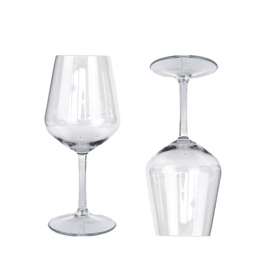 Set di 6 calici in Tritan da 400 cc bicchieri eleganti e resistenti per servire vino con stile professionale
