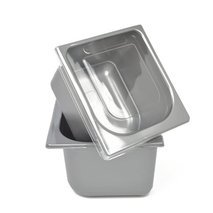 10 demi-pots de 2,33 litres pour glace + couvercle pour glace à emporter