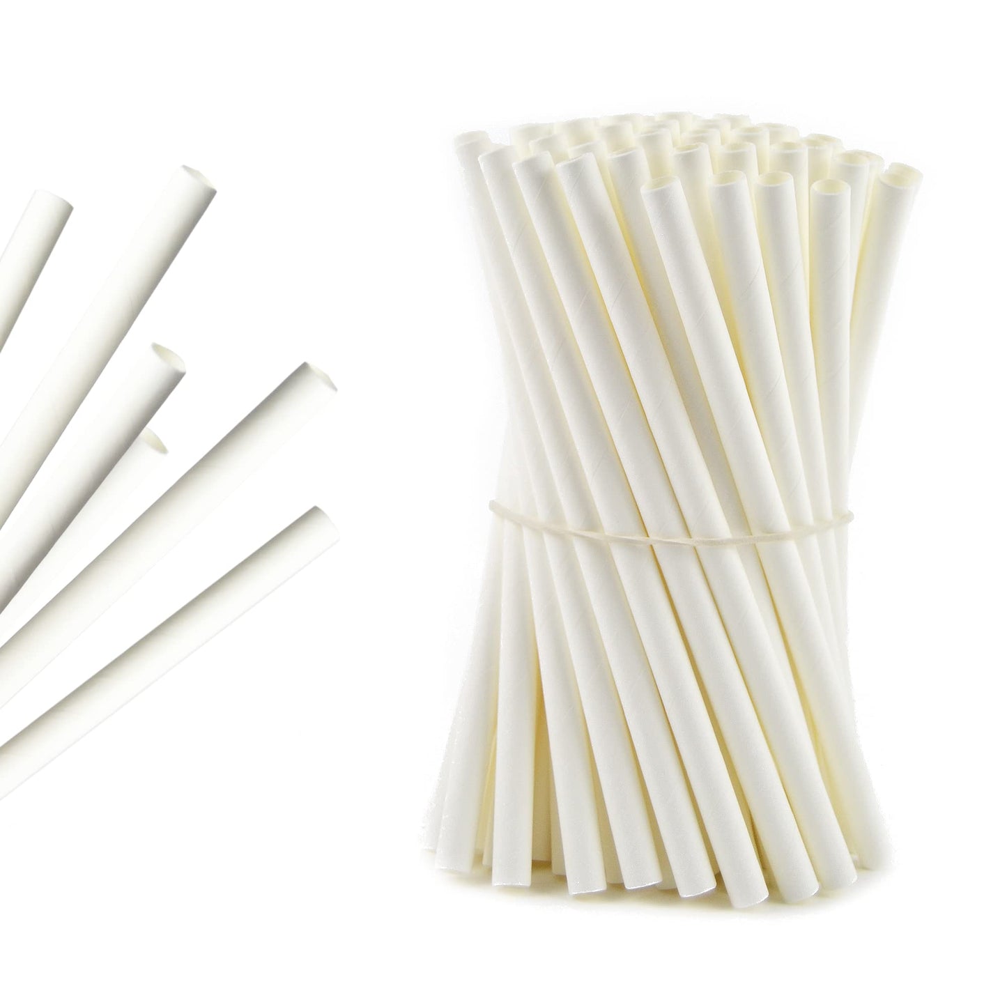 pz 300 cannucce in carta da 20 cm per granita, frappe, smoothie, cocktail e succo di frutta