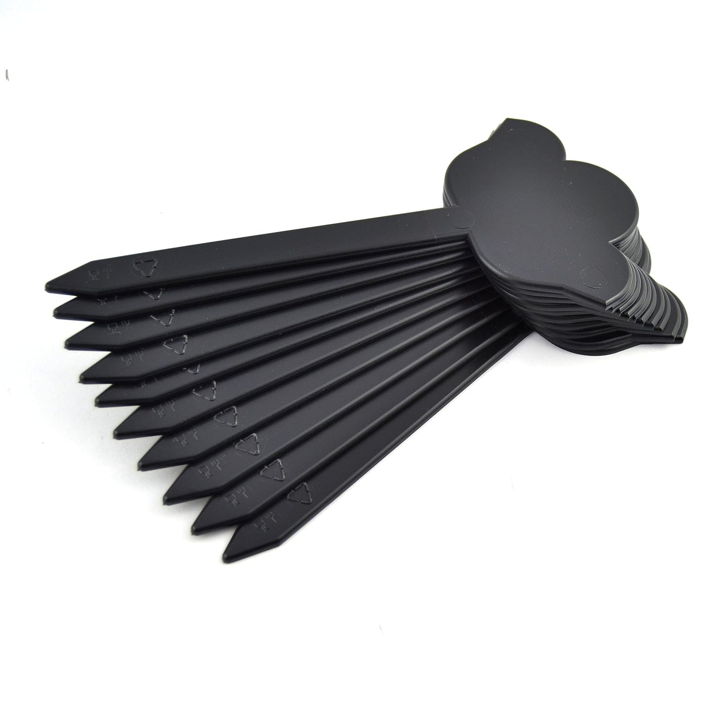 Lot de 10 marqueurs de saveurs en forme de fleur pour comptoir de glaces, pâtisserie, épicerie fine, rigides et réutilisables