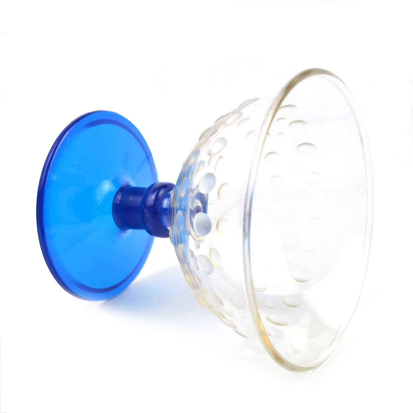 PZ 2 Vaso base azul 400 cc para yogur, helado y ensalada de frutas