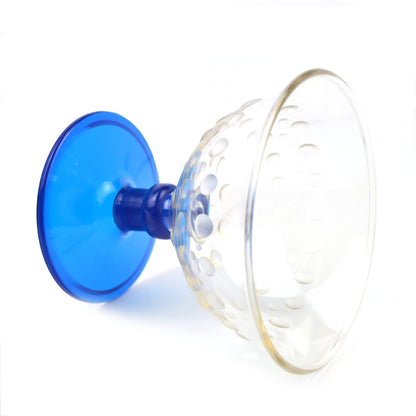 PZ 2 Vaso base azul 400 cc para yogur, helado y ensalada de frutas