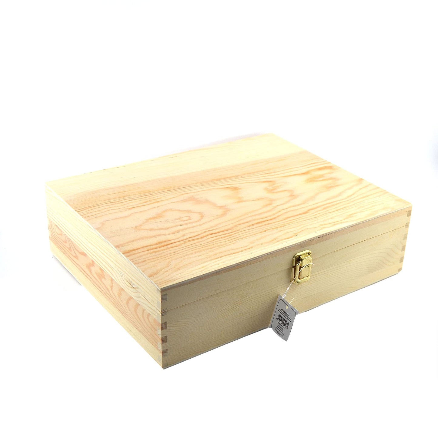 1 caja de vino de madera (para 2 botellas) con cierre divisorio de cartón rojo