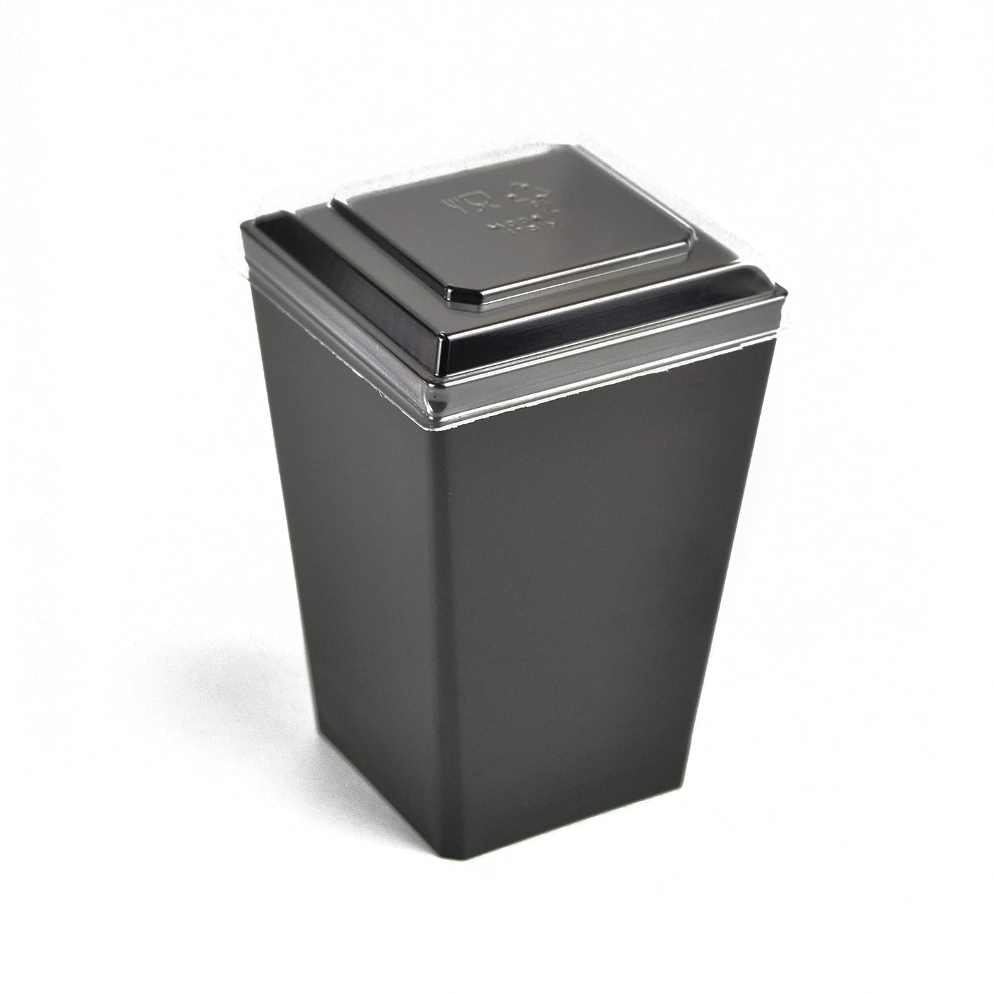 50 pièces en forme de cube en portion individuelle 160cc pour desserts, bonbons, mousses + couvercle