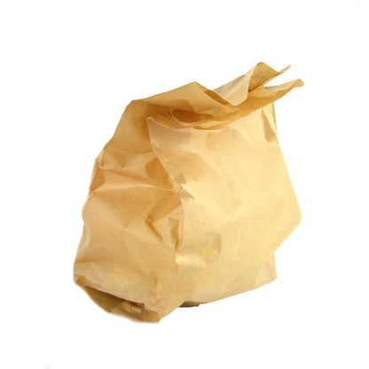 Pz 100 sacchetti in carta antigrasso avana neutra per pasticcerie, bar, fast food