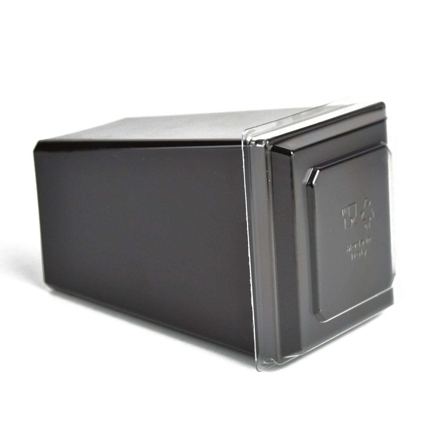 50 pièces en forme de cube en portion individuelle 160cc pour desserts, bonbons, mousses + couvercle