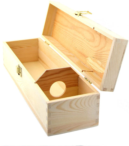 3 caisses à vin en bois, 1, 2 et 3 compartiments avec serrure