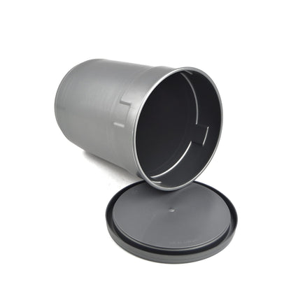 Lot de 10 récipients cylindriques pour glaces avec puits et couvercle