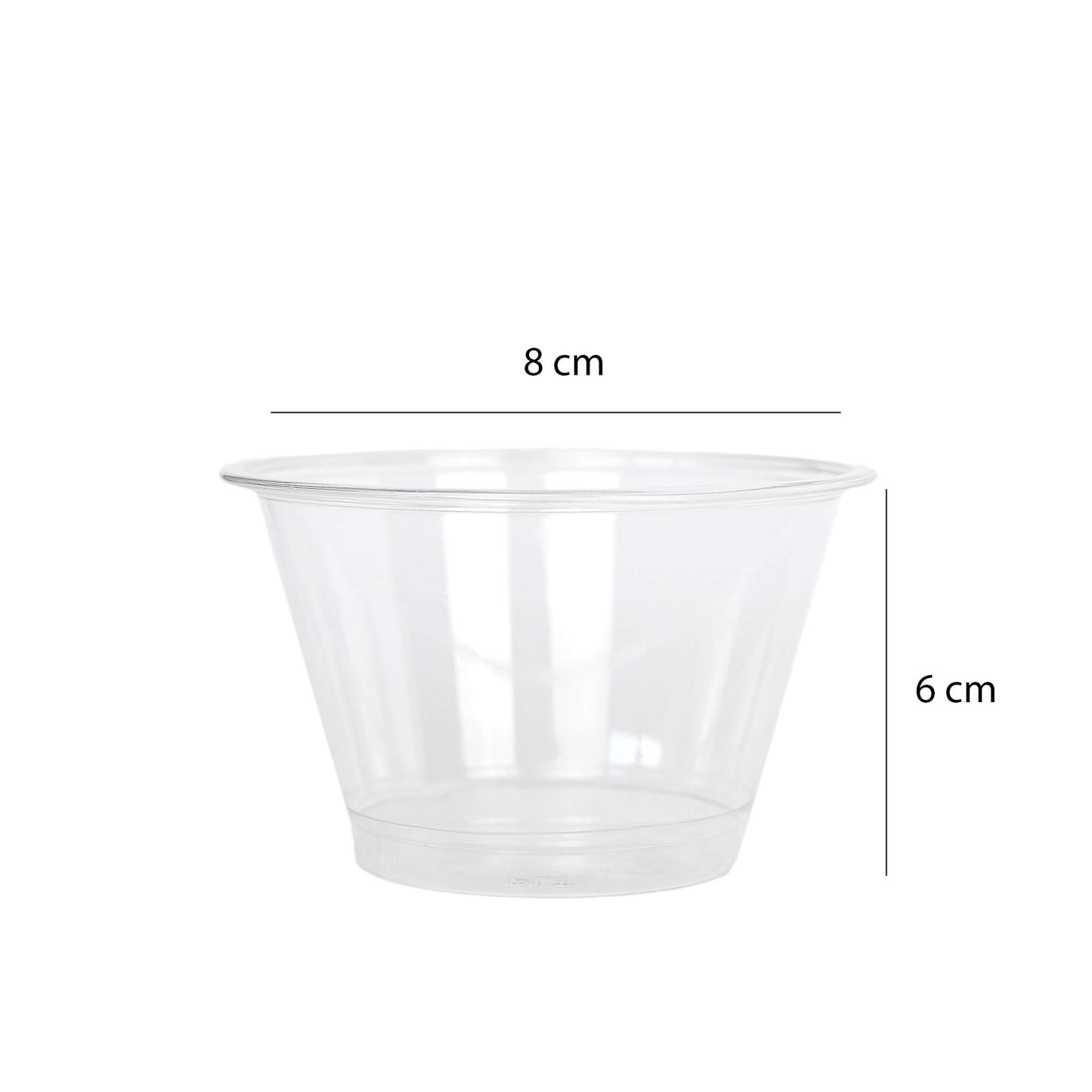 PZ 50 gobelets en plastique transparent cc 210 + couvercle