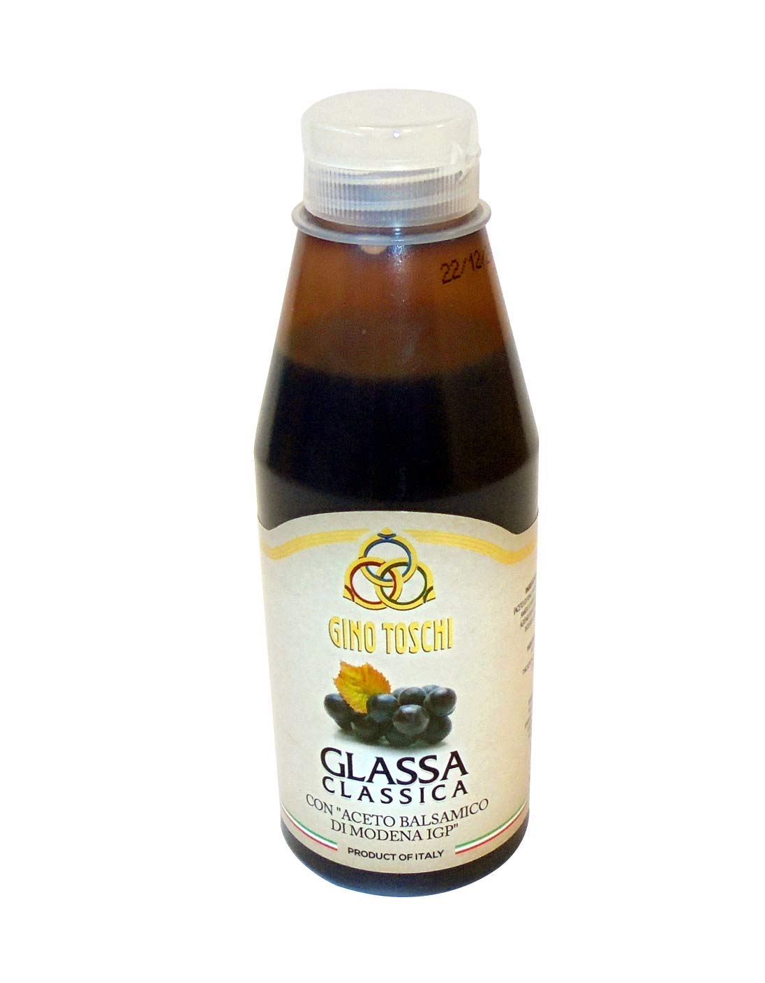 GR 500 GLASSA CLASSICA TOSCHI CON ACETO BALSAMICO DI MODENA IGP WITH BALSAMIC WINEGAR