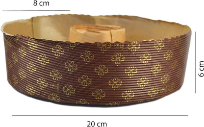 Moldes para roscos de 20 cm de diámetro y 6,5 cm de alto para dulces tradicionales