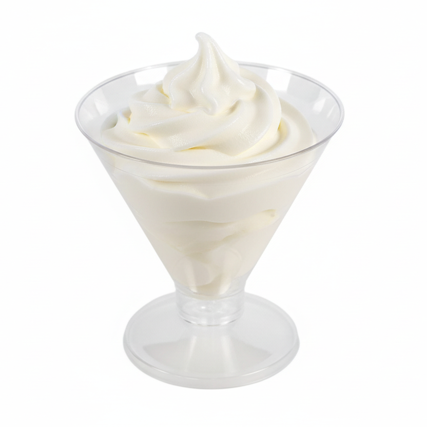 PZ 96 Coupe élégante MALIBU de 10,5 cm : parfaite pour servir yaourts, glaces et salades de fruits