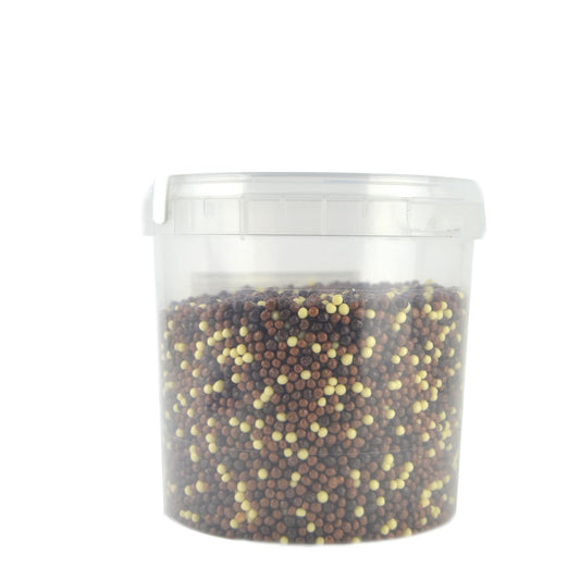 1 kg cereali mignon ricoperti di cioccolato al latte, bianco e fondente