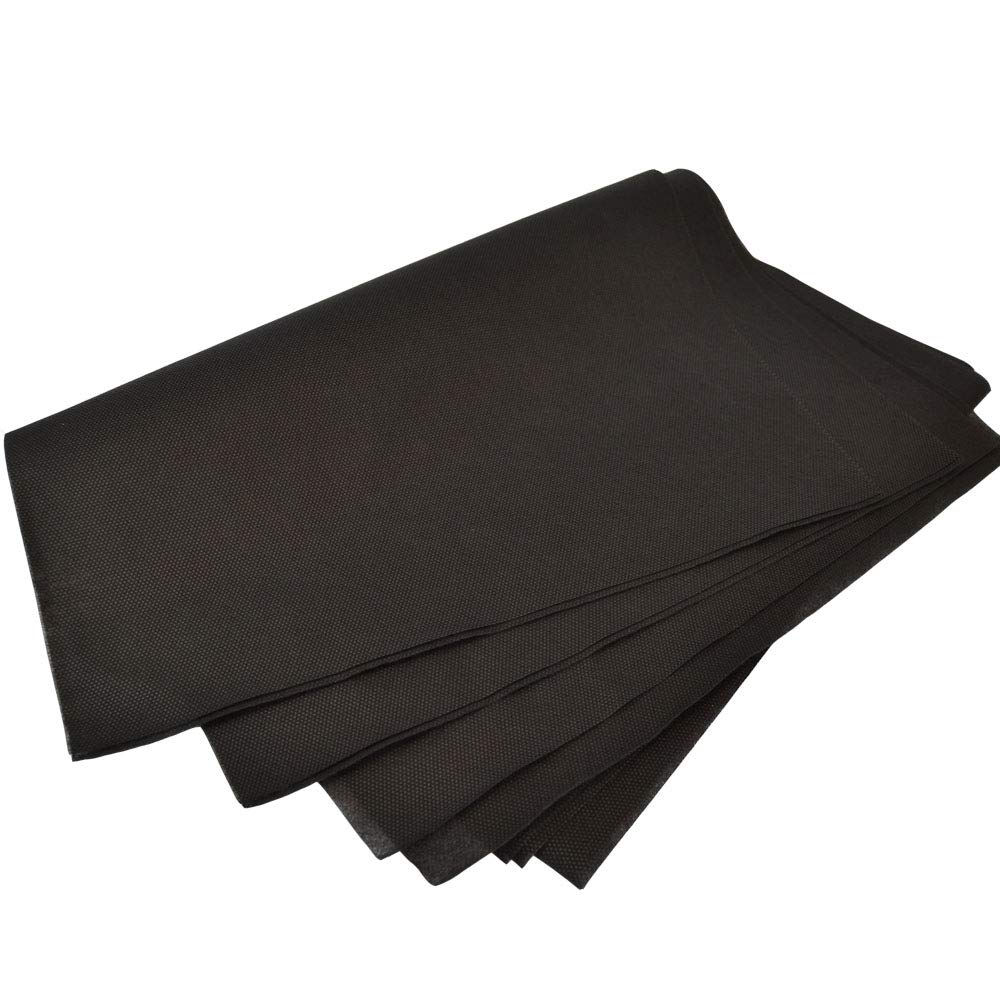 Pz 100 tovaglietta nera  in TNT (tessuto non tessuto) per pub, osterie e fast food