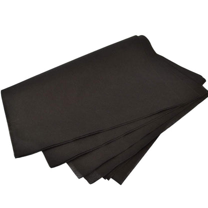 Pz 100 tovaglietta nera  in TNT (tessuto non tessuto) per pub, osterie e fast food