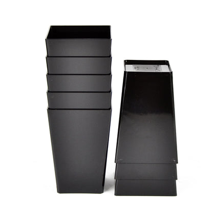 50 pièces en forme de cube en portion individuelle 160cc pour desserts, bonbons, mousses + couvercle