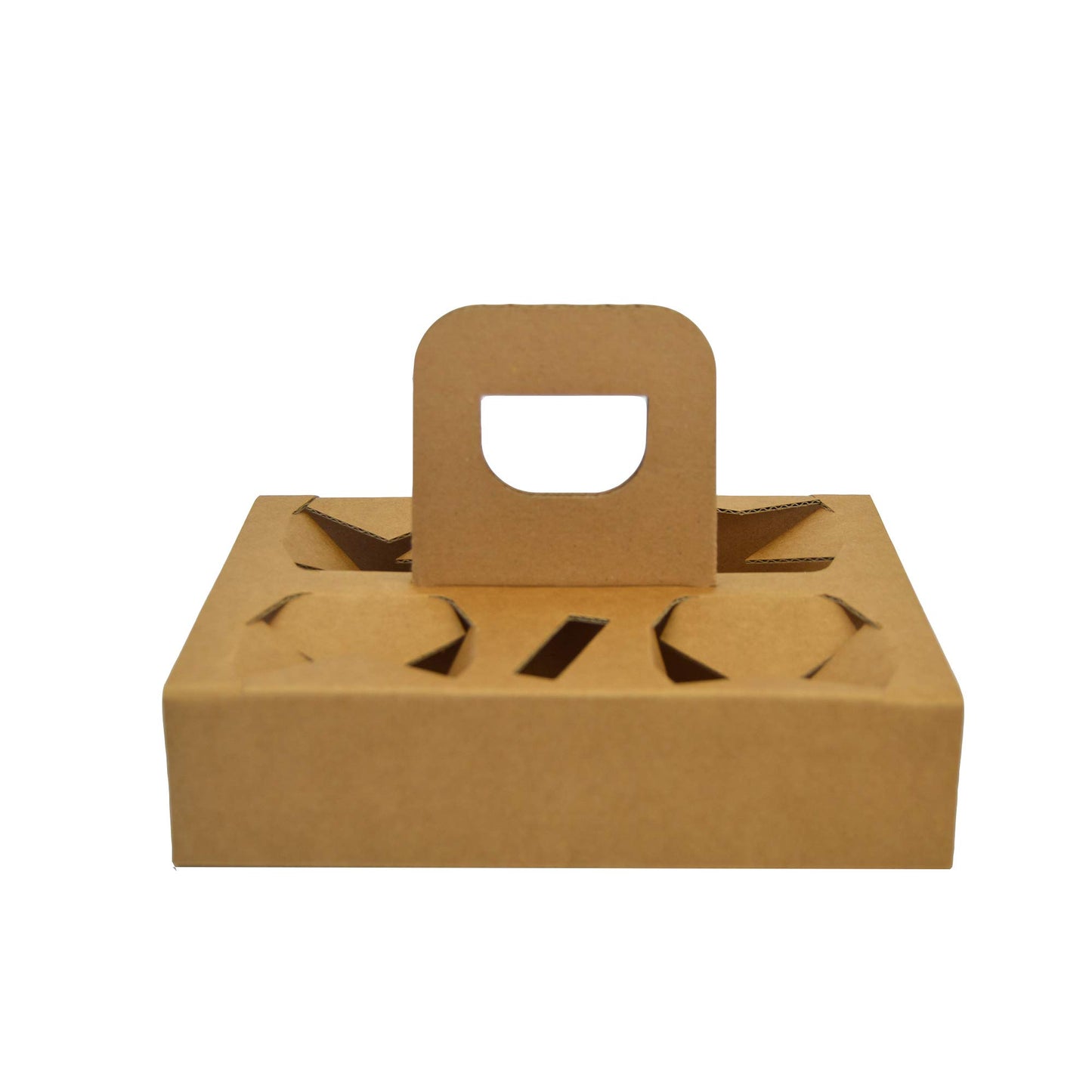 Pz 100 cestino avana asporto bicchieri 4 fori