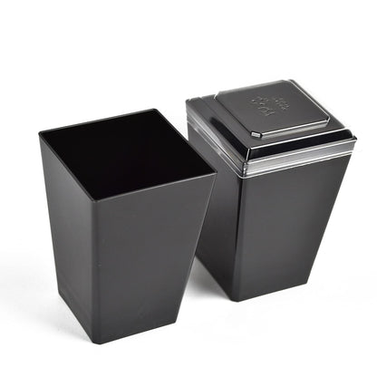 50 pièces en forme de cube en portion individuelle 160cc pour desserts, bonbons, mousses + couvercle