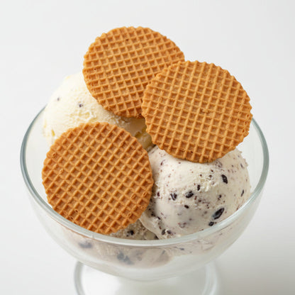 Oblea redonda de helado Biscotondo