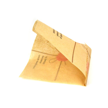 200 hojas de papel vegetal abiertas por un lado para comida para llevar como hamburguesas, porciones de pizza, focaccia, sándwiches