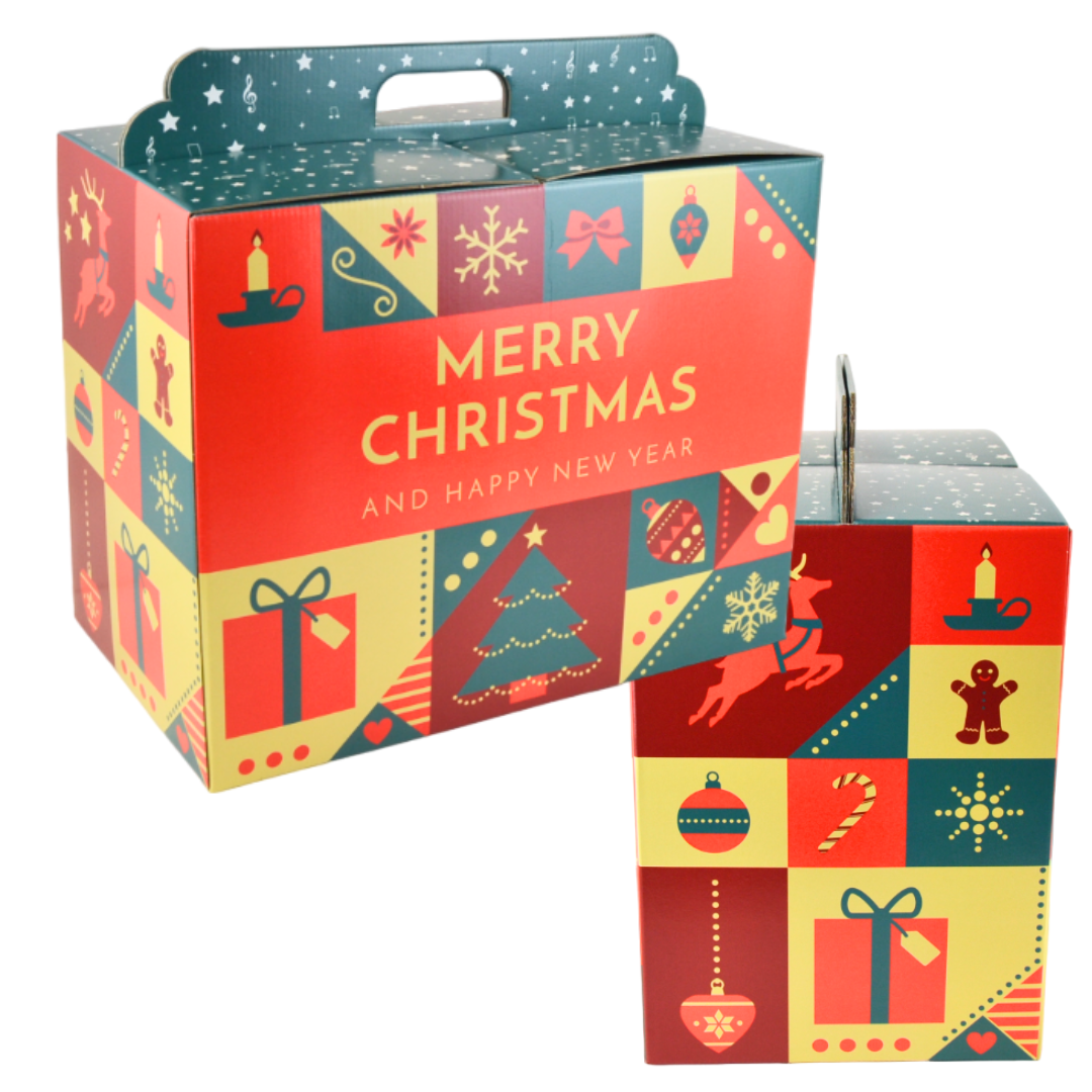 5 cajas de regalo de cartón LIBERTY ideales para crear paquetes de regalo navideños