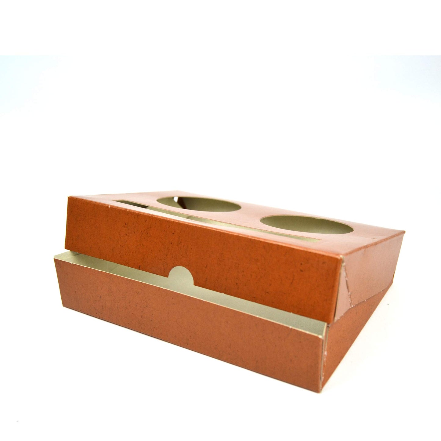 pz 100 asporto bicchieri carta 2 posti con spazio palette