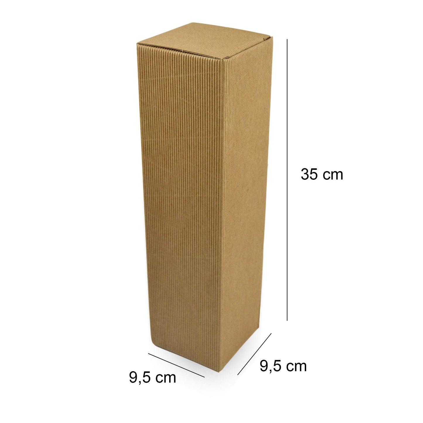 Scatola porta bottiglia (1 bottiglie) borsa in cartone ondulato box for bottles